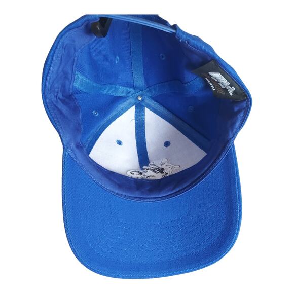 Motohed Ride Dirt Bike Snapback Made USA Blue Baseball Cap Hat NWOT - Picture 4 of 6